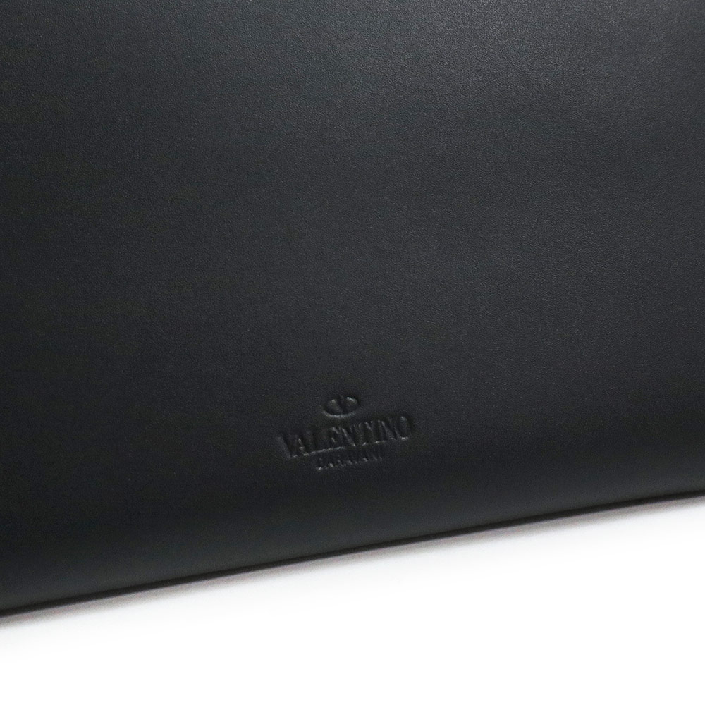 Valentino  VLTN ジップ付きウォレット VALENTINO(ヴァレンチノ) VLTNラウンドZIP財布 ブラック サイズ