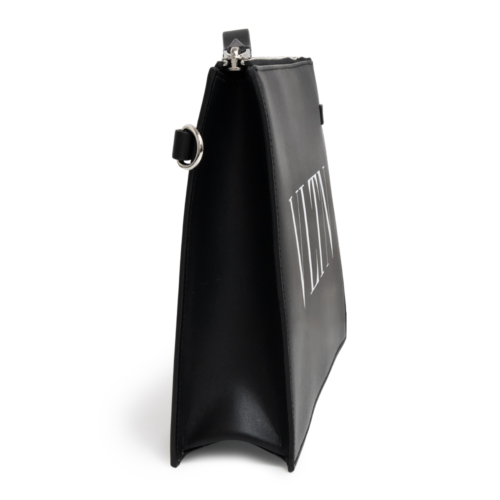 Valentino Garavani VLTN Pouch Clutch Calfskin, Black