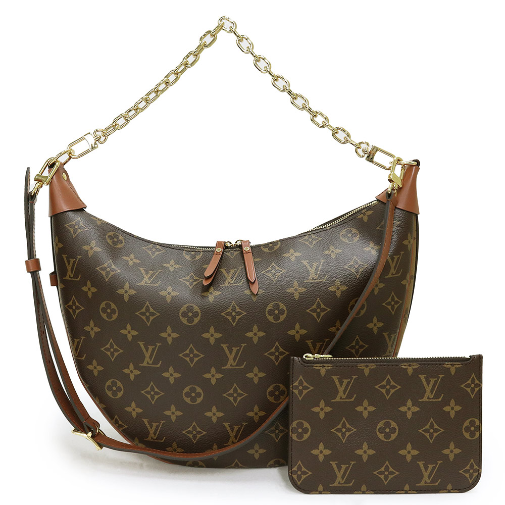 lee様 LOUIS VUITTON loop hobo Shoulder Bag Monogram & Monogram Reverse