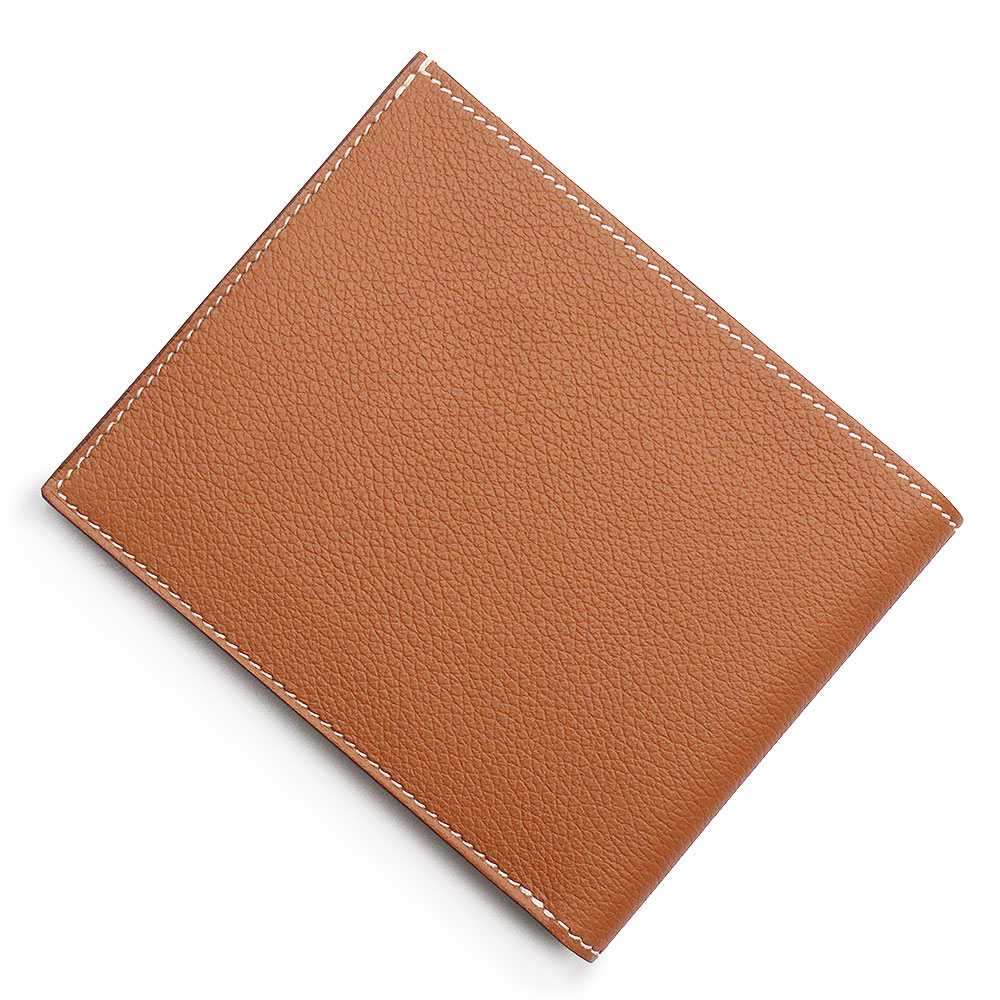 HERMES Citizen Twill Compact H Cheval au Bar Wallet Evercolor