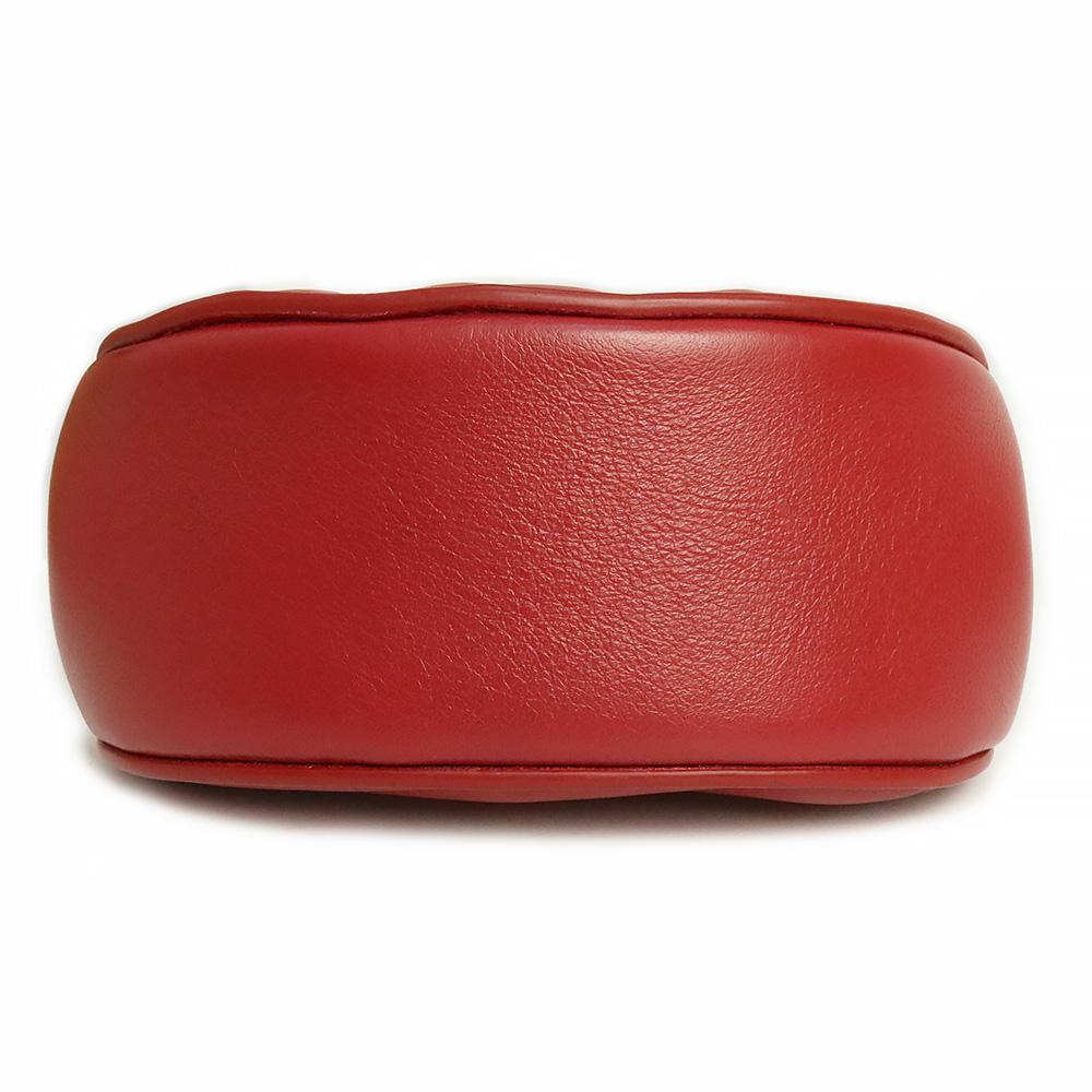 Chloe Drew Quilted Smooth Calfskin Shoulder bag, Red