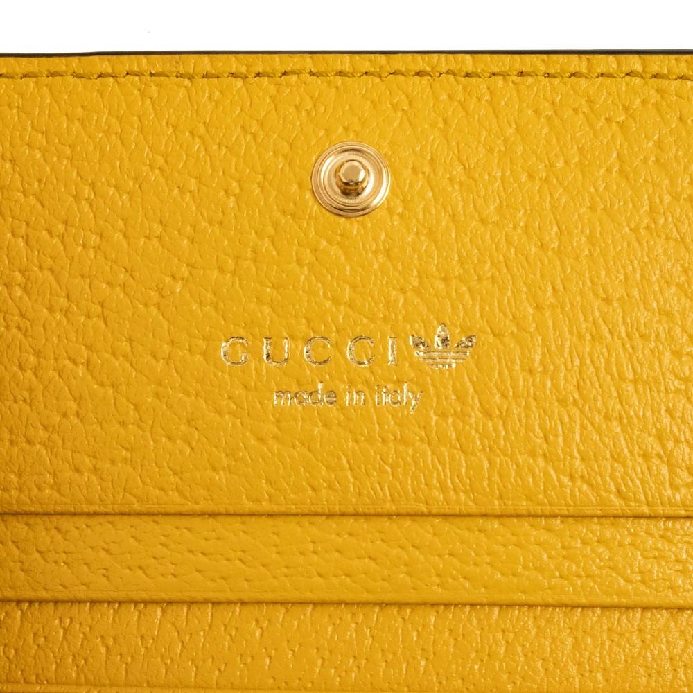 adidas x Gucci card case with Horsebit ショッパー付 Gucci x Adidas Card Case With Horsebit Black, (100