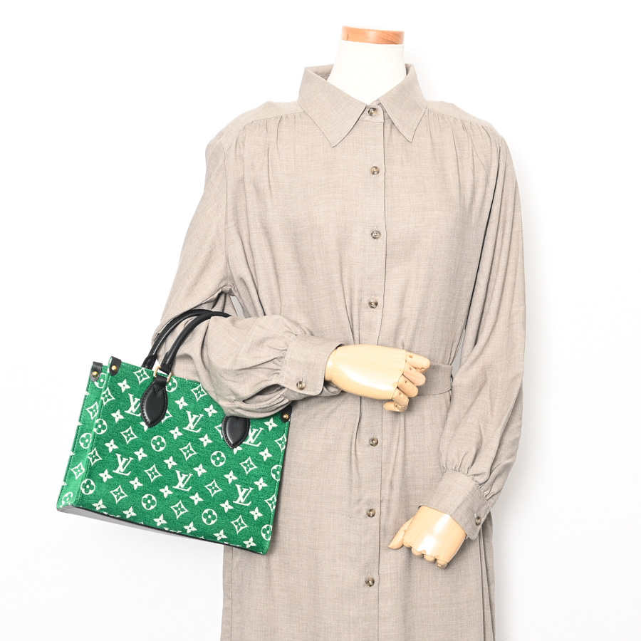 LOUIS VUITTON On the Go PM M46216 HANDBAG green Women | eBay