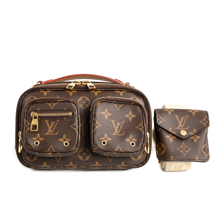 LOUIS VUITTON Utility crossbody M80446 Shoulder Bag Brown Women | eBay