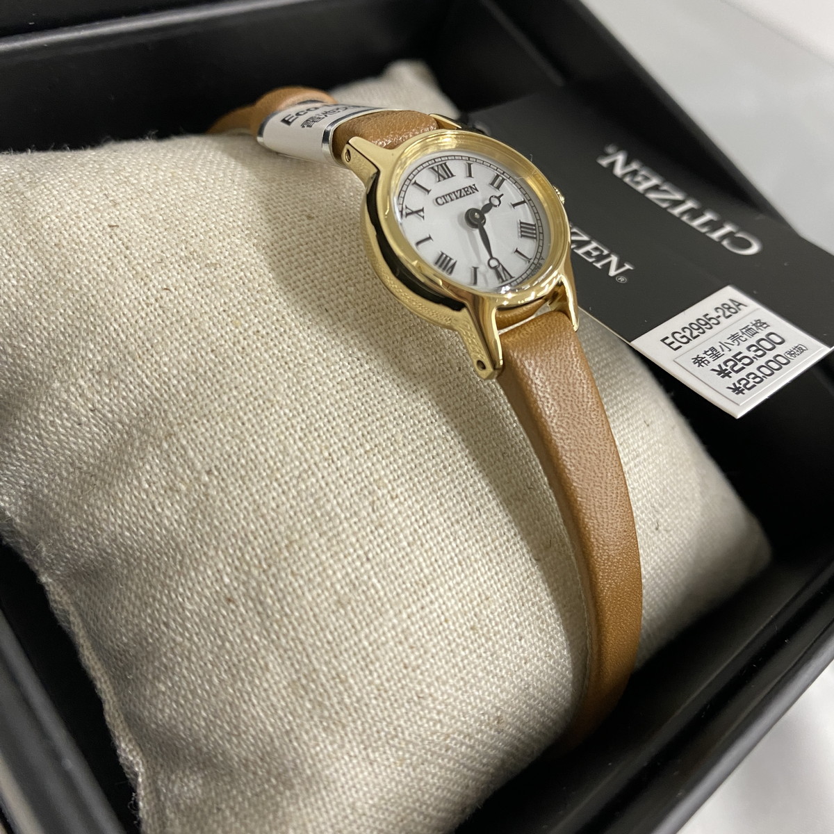 CITIZEN EG2995-28A White Ladies Wrist watch ー The best place to