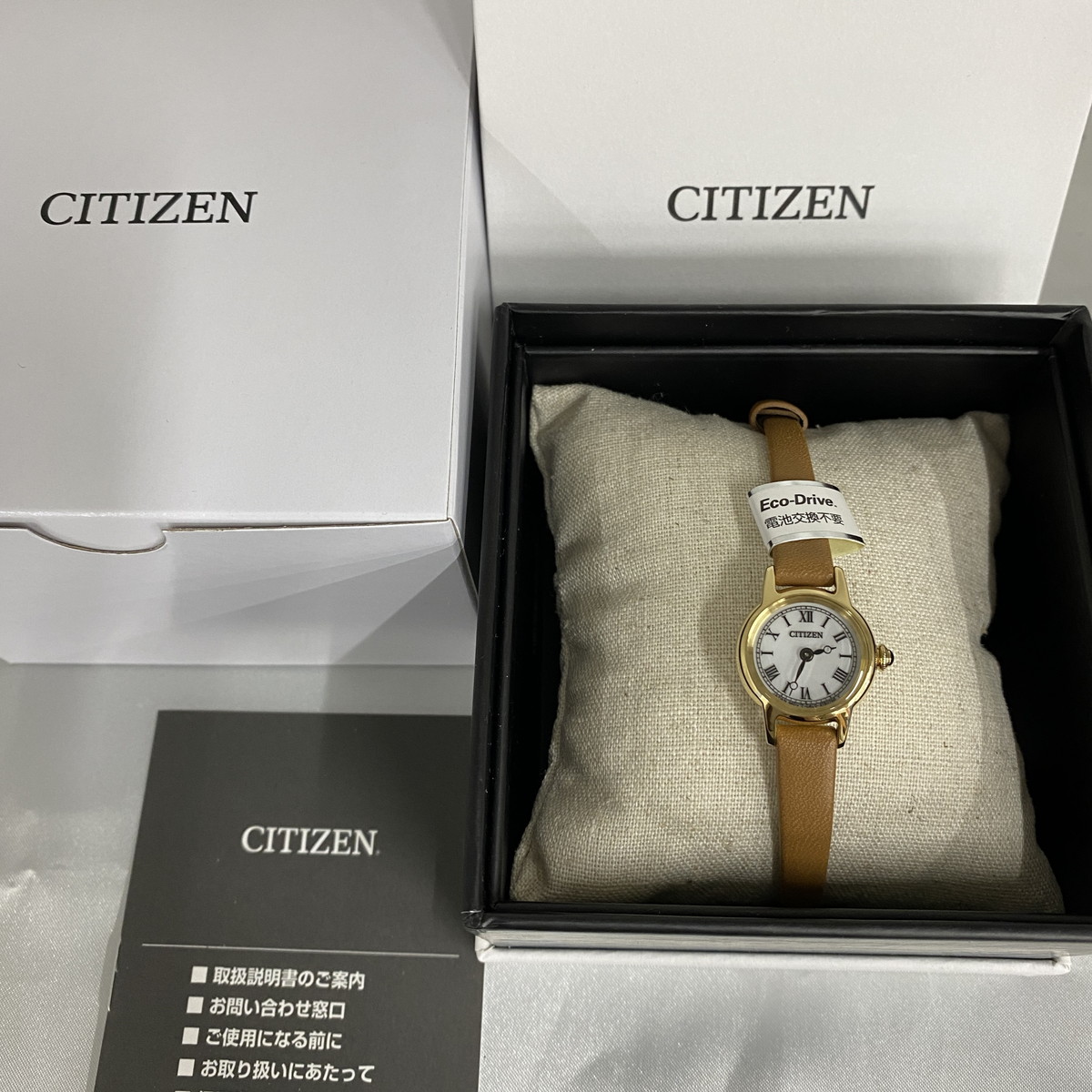 CITIZEN EG2995-28A White Ladies Wrist watch ー The best place to