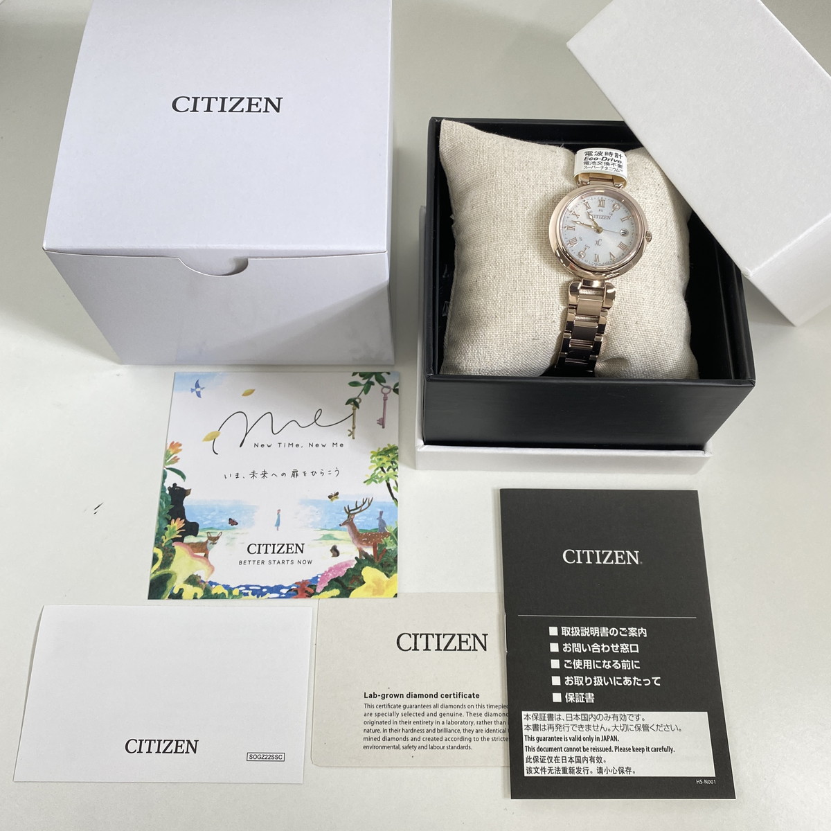 CITIZEN ES9464-52B XC mizu Collection New Time New Me Limited