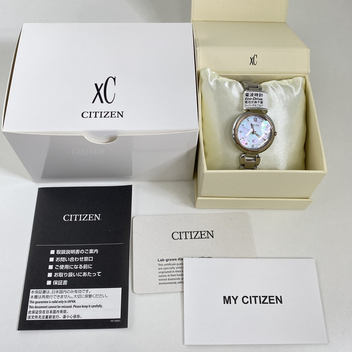 CITIZEN ES9466-65W XC Mizu Collection Titania Series Eco-Drive