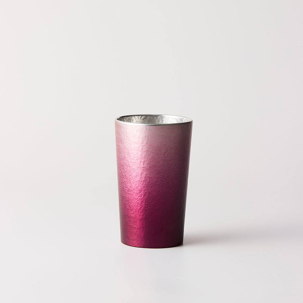 大阪錫器 グラス・タンブラー 環-tamaki- ロイヤルパープル タンブラー小 ユニセックス tamaki-purple01