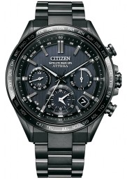 CITIZEN CC4055-65E アテッサ エコ・ドライブGPS衛星電波 ダブルダイレクトフライト ブラック メンズ 腕時計