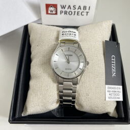 CITIZEN EM0400-51A エコ・ドライブ シルバー Wrist watch