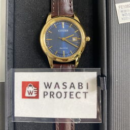 CITIZEN FE1082-21L エコ・ドライブ電波 ブルー Wrist watch