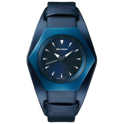 NYAM702 ミヤケ ロクシリーズ ブルー Wrist watch