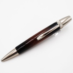 油性ボールペン Air Brush Wood Pen ウォールナット 胡桃 bungunomori-0029