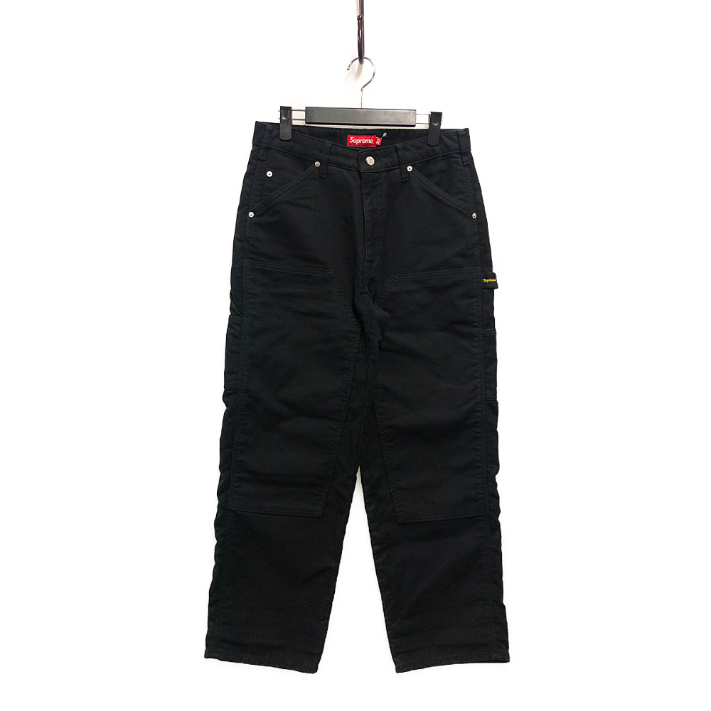 SUPREME 23AW Moleskin Double Knee Painter Pant black 30 Genuine