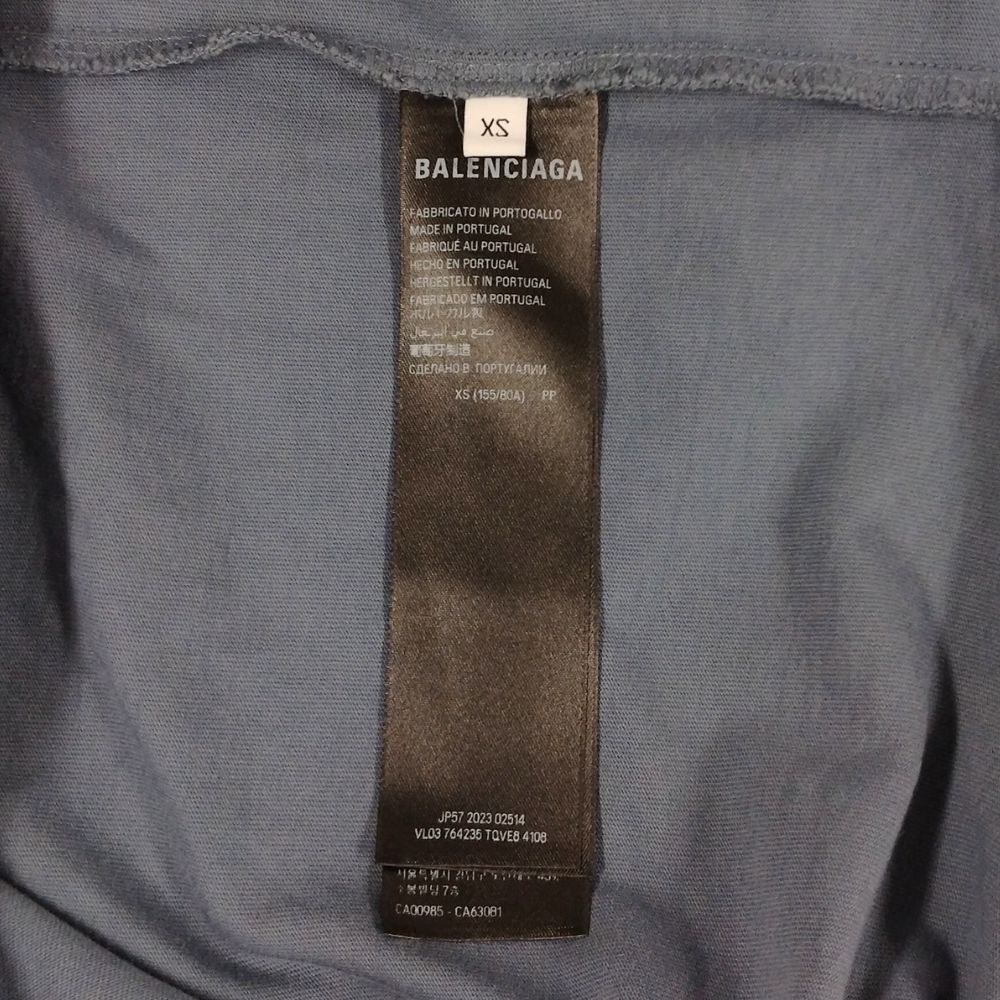 BALENCIAGA 24SS 764235 SNBN Medium Fit Tee Vintage