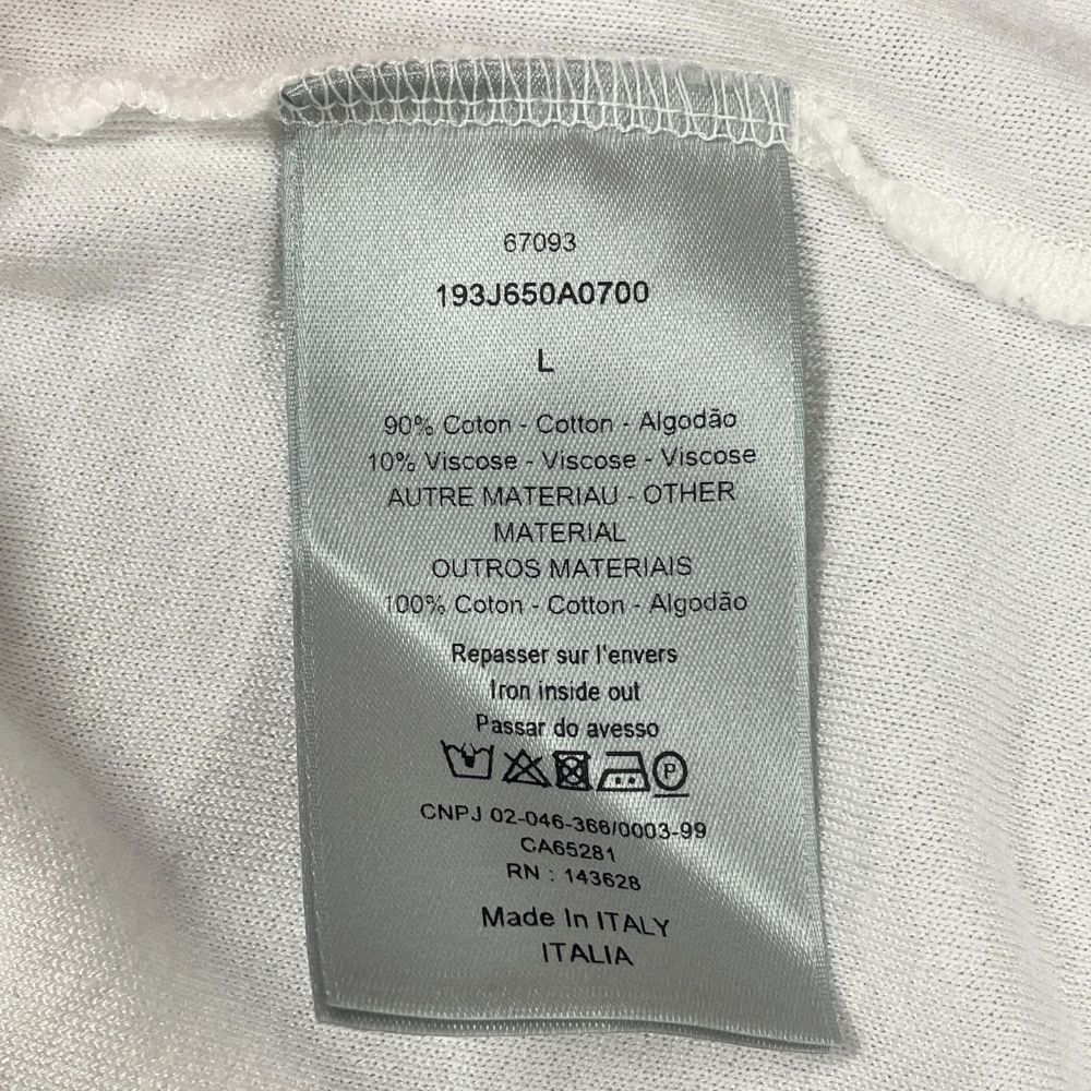 DIOR トップス DIOR×KENNY SCHARF 193J650A0700 T-shirt white L Genuine