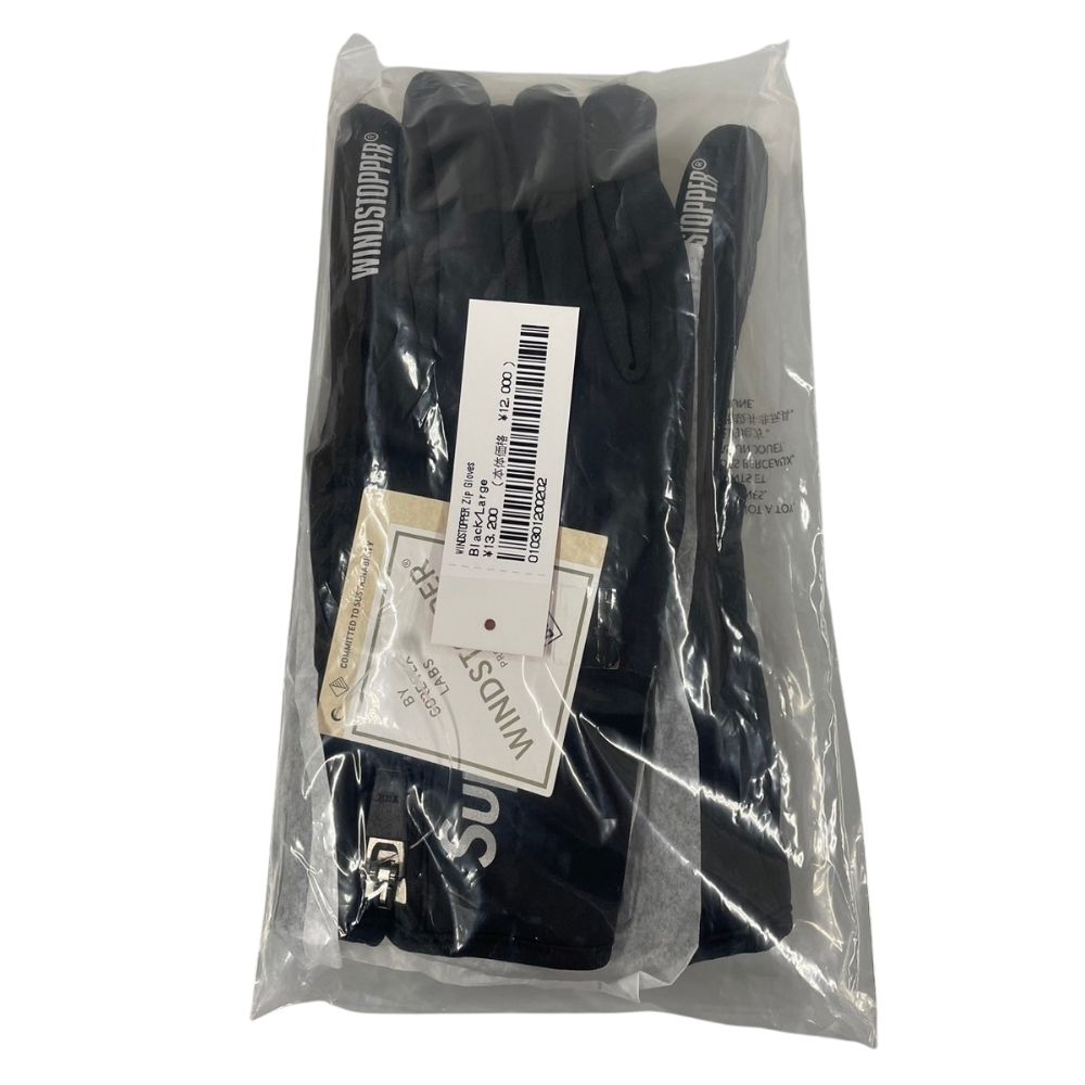 Supreme WINDSTOPPER® Gloves S/M Black Supreme WINDSTOPPER Zip Gloves (FW24) - $68