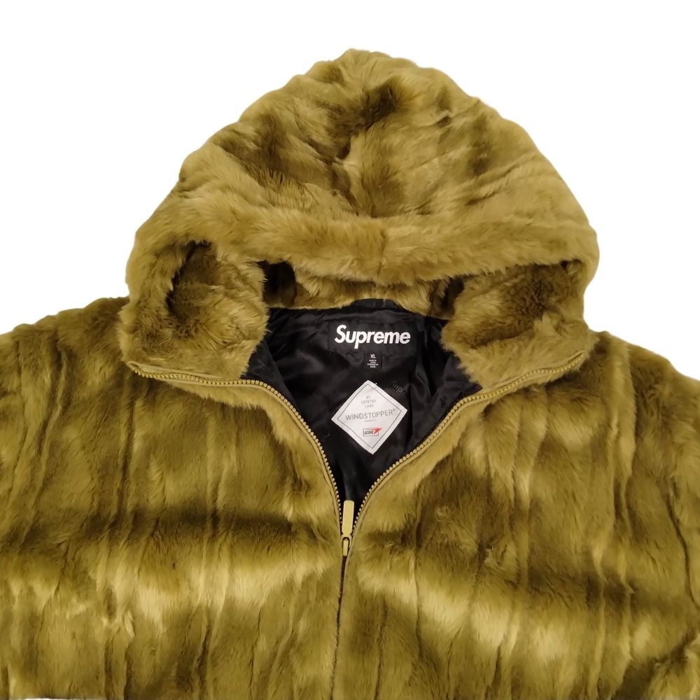 Supreme Faux Fur Hooded Jacket 