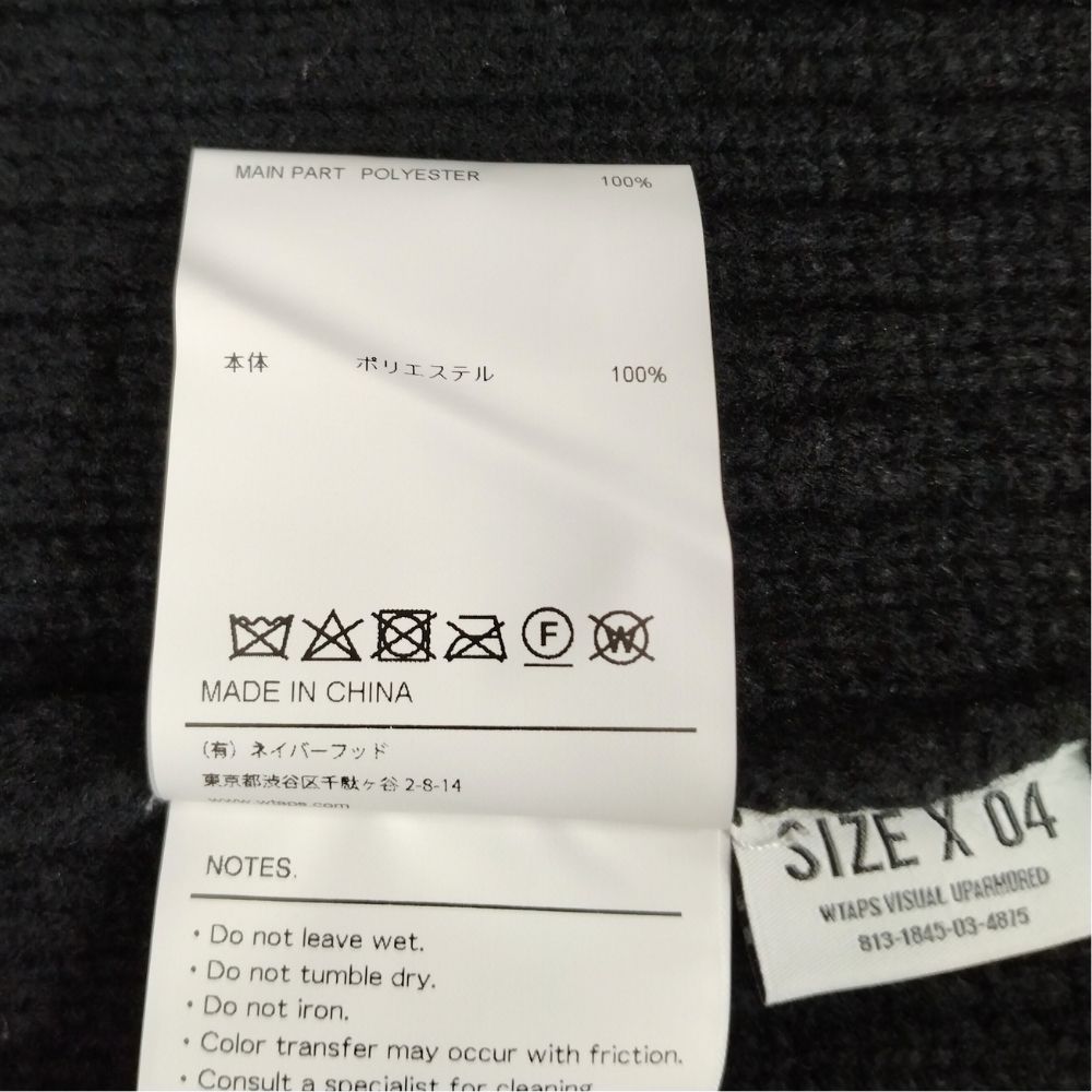 WTAPS 24AW DECK/SWEATER/POLY black 4 Genuine / 36718 | eBay WTAPS 24AW DECK/SWEATER/POLY black 4 Genuine / 36718 | eBay