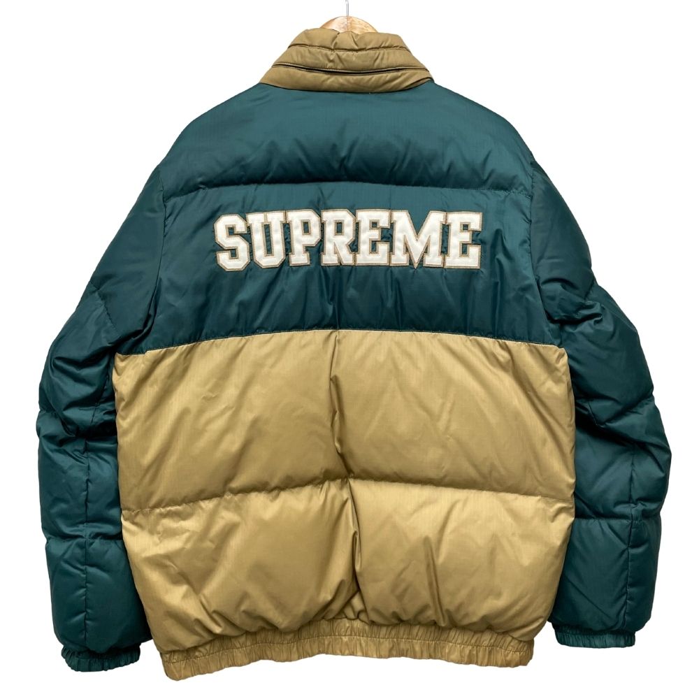 【18％OFF】 SUPREME 14AW XL purple beige Teal Jacket Puffy Reversible ジャケット・アウター