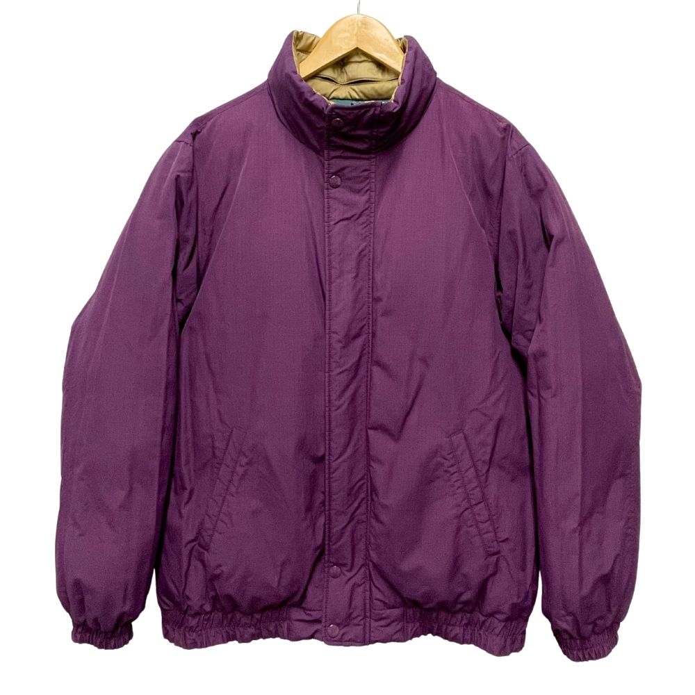 SUPREME 14AW Reversible Puffy Jacket Teal beige purple XL