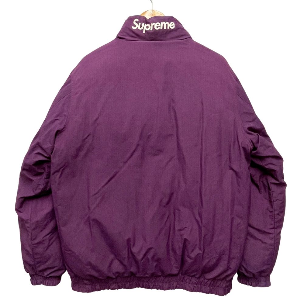 SUPREME 14AW Reversible Puffy Jacket Teal beige purple XL