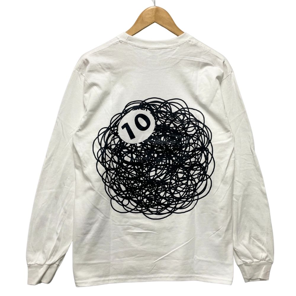 DAMA SURFBOARDS 10 DAMA LONG SLEEVE TEES white M Genuine DAMA SURFBOARDS 10 DAMA LONG SLEEVE TEES white M Genuine