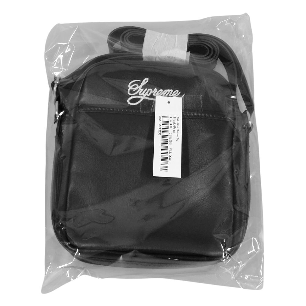 【25SS】Supreme × Nike Leather Shoulder Bag シュプリーム SUPREME 25SS x Nike Leather Shoulder Bag Black Genuine
