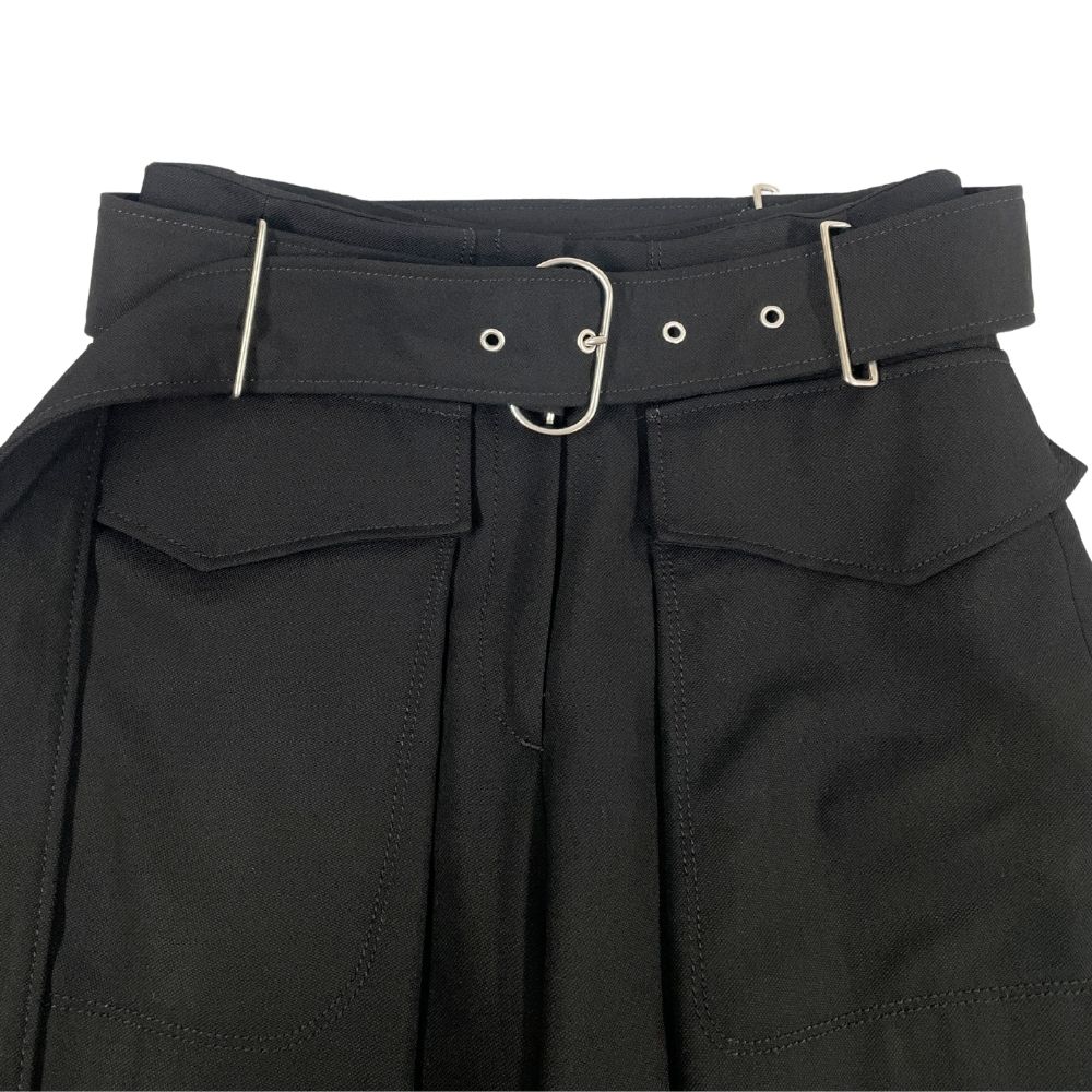 ACNE STUDIOS INEZ STRUCT WO PSS17 with belt Pants black 36