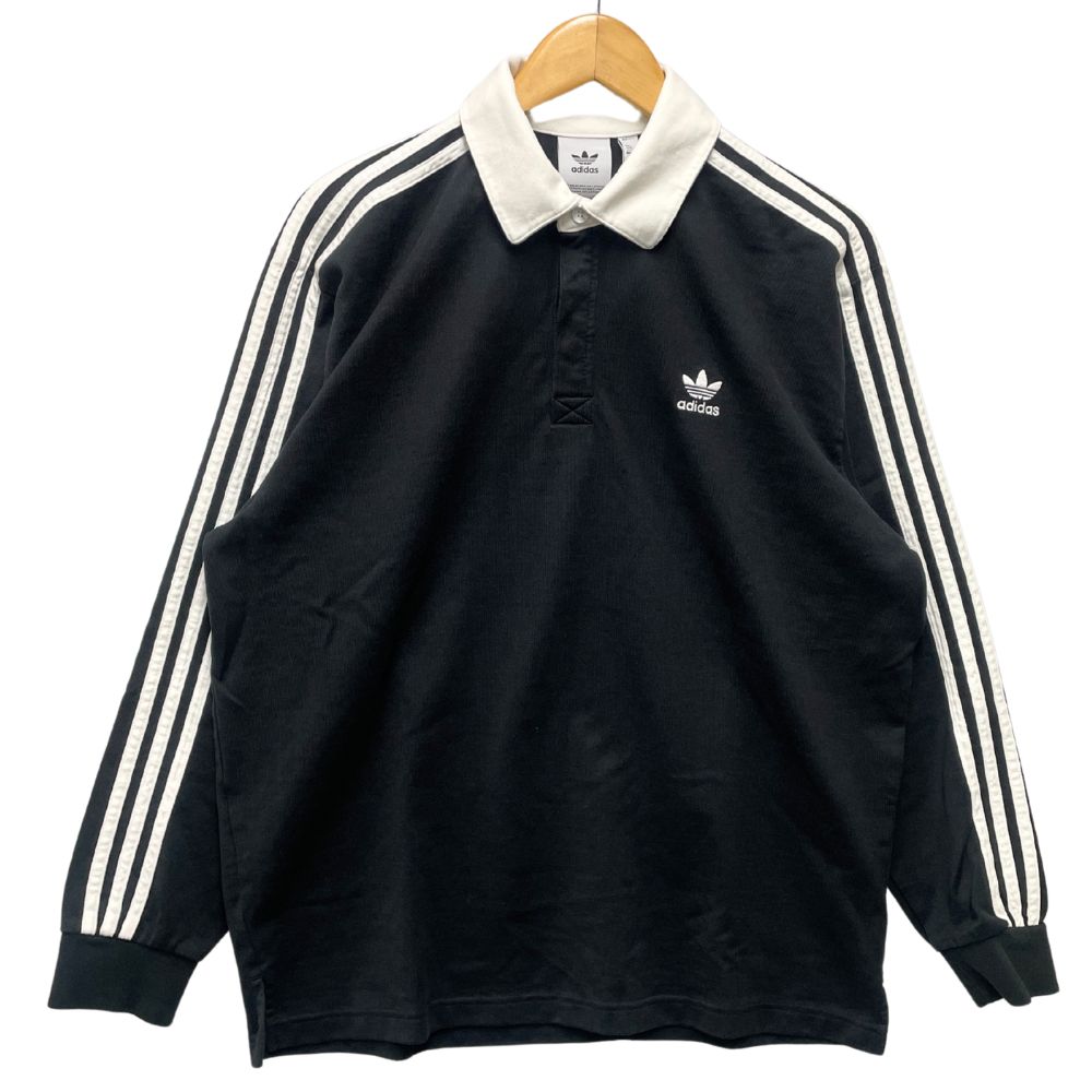 ★ adidas★ Rugby Polo Shirt White IZ2459 adidas Adicolor Rugby Polo Shirt - White | Free Shipping