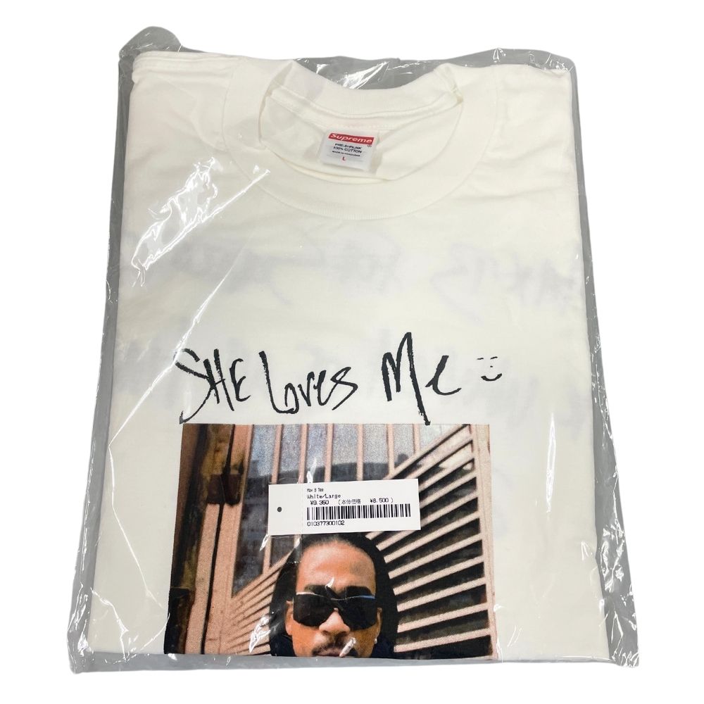 SUPREME 25SS Max B Tee Short sleeve T-shirt cotton white L