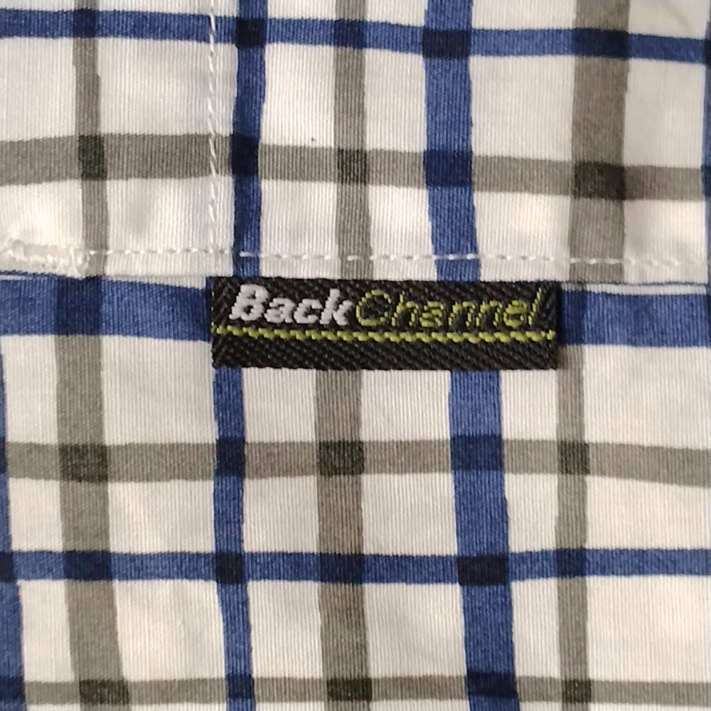 BACK CHANNEL Check shirt Long sleeve shirt cotton multicolor