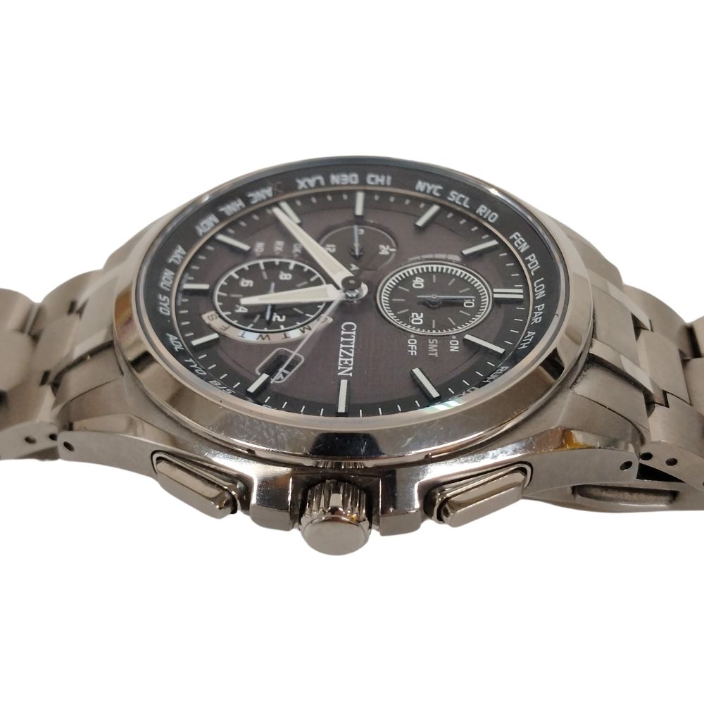 CITIZEN  アテッサエコドライブ H804-T018696 Citizen Attesa H804-T018696 Day Date Titanium Eco Drive