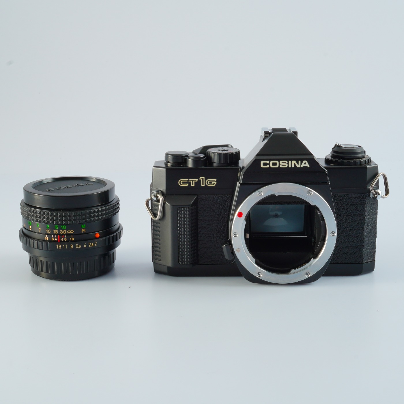 【動作品】COSINA CT-10 + COSINON-S 50mm F2 EXCELLENT COSINA CT-1G + COSINON-S 50mm F/2 MF Film SLR