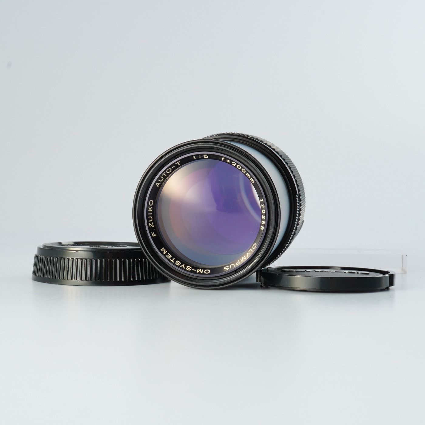 EXCELLENT OLYMPUS OM-SYSTEM F.ZUIKO AUTO-T 200mm F/5 Prime