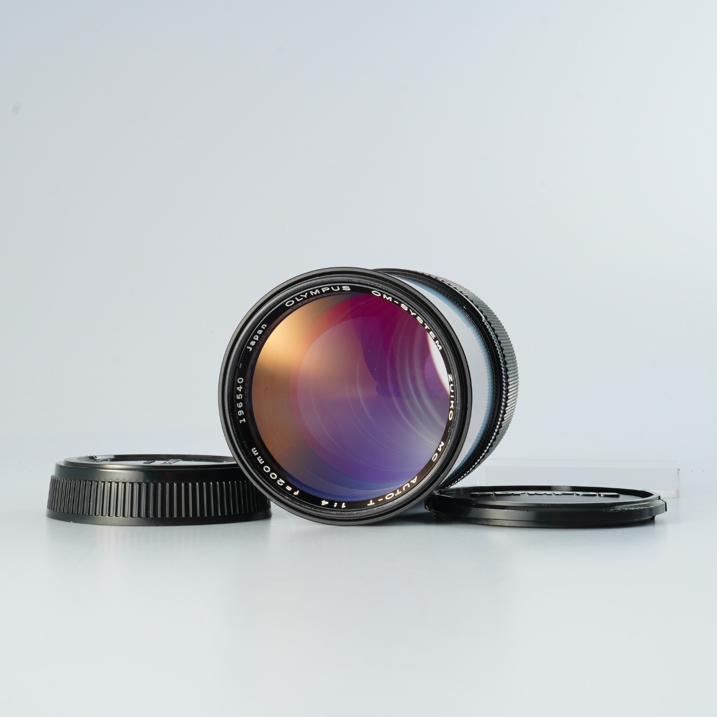 EXCELLENT OLYMPUS OM-SYSTEM ZUIKO MC AUTO-T 200mm F/4 Prime Lens