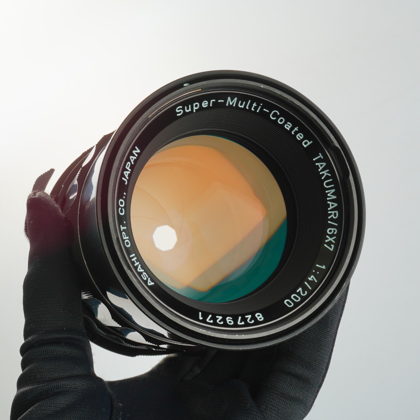 EXCELLENT PENTAX Super-Multi-Coated TAKUMAR 6x7 200mm F/4 For
