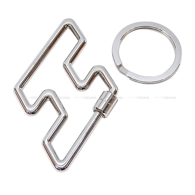 【新品未使用】Hermès H Too Speed key ring Hermes Key Ring H Too Speed Stainless Steel | Mightychic