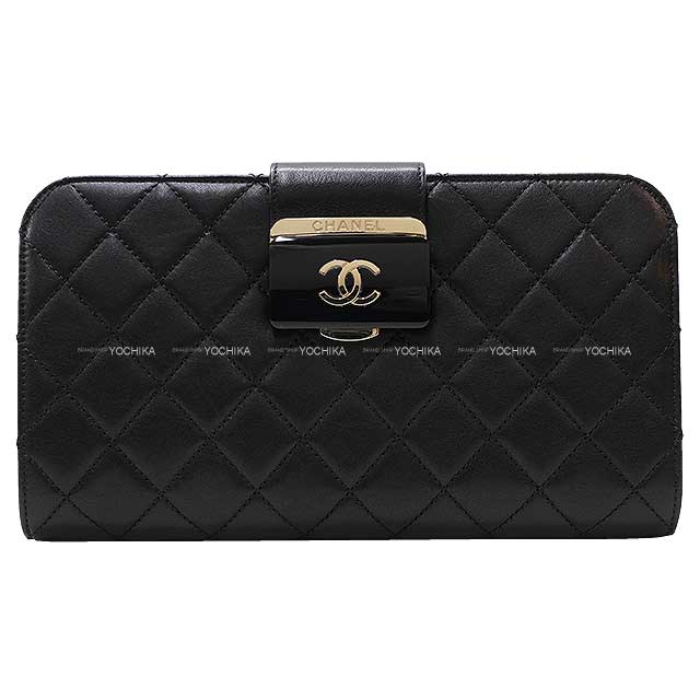 [Pre-loved] CHANEL Matelasse Coco Mark Noir (Black)/Bordeaux Lambskin Gold H...