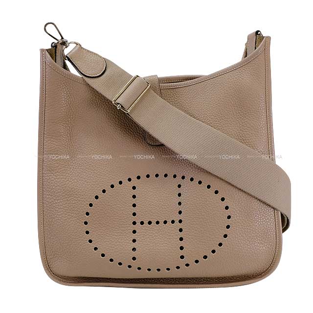 [Pre-loved] HERMES Evelyne 29 PM Gris Tourterelle Taurillon Clemence Silver ...