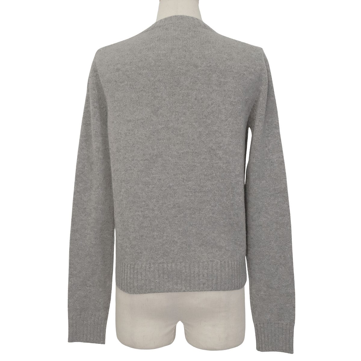 2026SS Dior Sweater No Dior, No Dietrich Embroidery Grey Cashmere