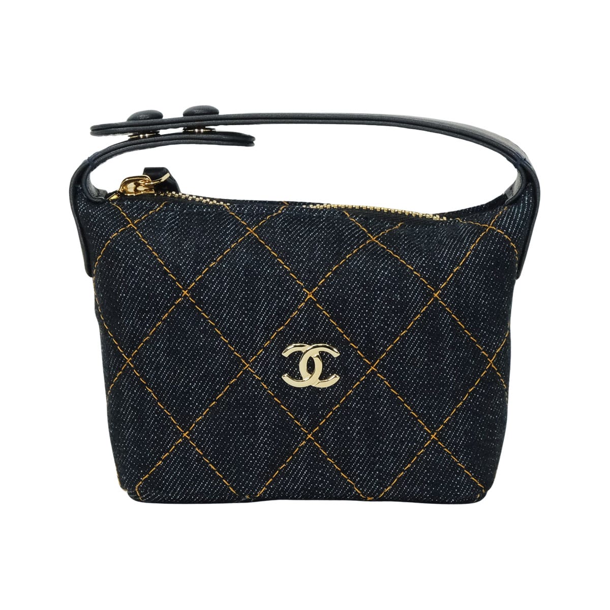 2026SS CHANEL Micro Bag Mini Matelasse Classic COCO Mark Dark Blue