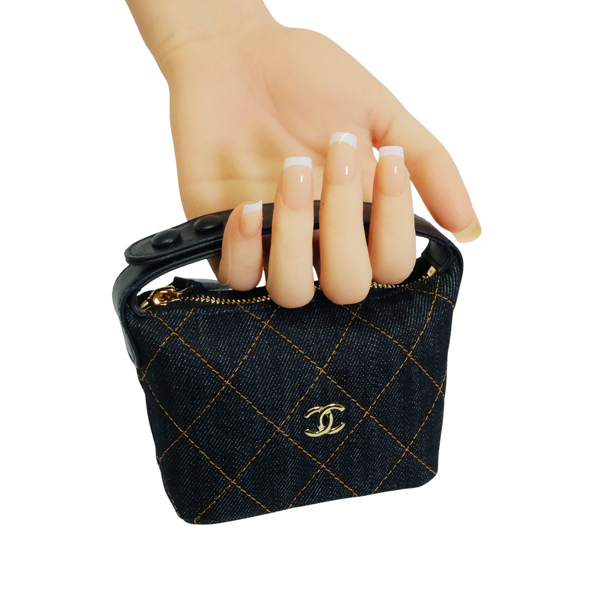 CHANEL ケース　2026SS 2026SS CHANEL Micro Bag Mini Matelasse Classic COCO Mark Dark Blue